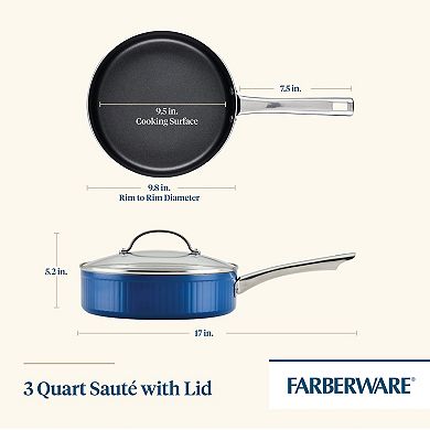 Farberware® 3-qt. Nonstick Saute Pan with Lid