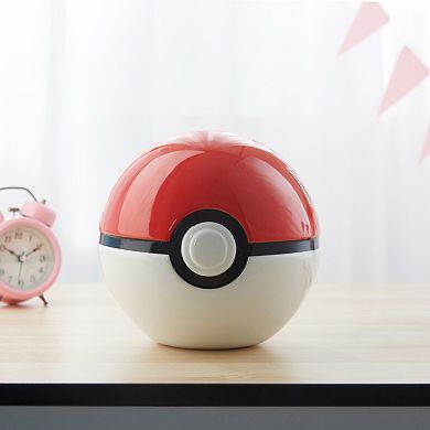 Idea Nuova Pokemon Poke Ball Ceramic Figural Table Lamp