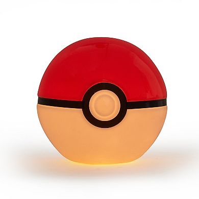 Idea Nuova Pokemon Poke Ball Ceramic Figural Table Lamp