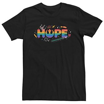 Big & Tall Star Wars Pride Rebels Hope Graphic Tee