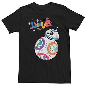 Big & Tall Star Wars Pride BB-8 Love Graphic Tee
