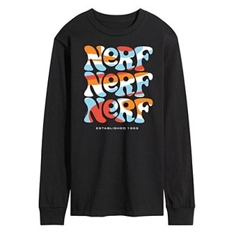 Men's Nerf Retro Long Sleeve Graphic Tee