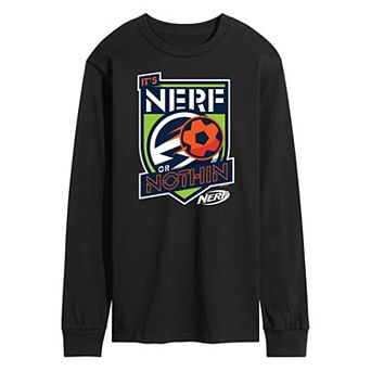 Men's Nerf Or Nothing Soccer Long Sleeve Graphic Tee