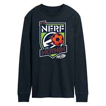 Men's Nerf Or Nothing Soccer Long Sleeve Graphic Tee