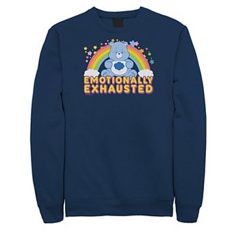 Big & Tall Care Bears Emotionally Exhausted Fleece Sweatshirt