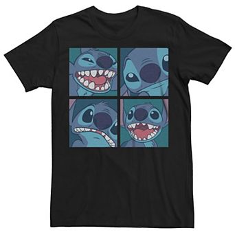 Disney's Lilo & Stitch Men's 4 Moods of Stitch Tee
