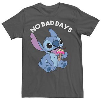 Disney's Lilo & Stitch Men's Ice-cream Day Is A No Bad Day Tee