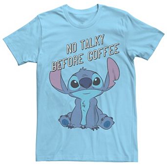 Disney's Lilo & Stitch Men's No Talky Before Coffee Tee