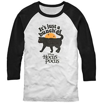 Men's Hocus Pocus Thackery Binx It's Just A Bunch Of Raglan Tee