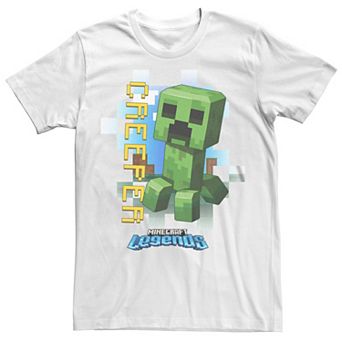 Men's Minecraft Legends Creeper Mob Graphic Tee