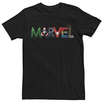 Men's Marvel Fan Letters Graphic Tee