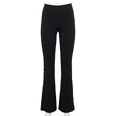 QWANG Women's Flare Yogo Pants with Pockets-V Crossover High Waisted  Bootcut Yoga Leggings-Flare Workout Gym Leggings 