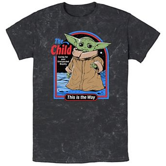 Men's Star Wars The Mandalorian Unexpected Bounty Mineral Wash Graphic Tee