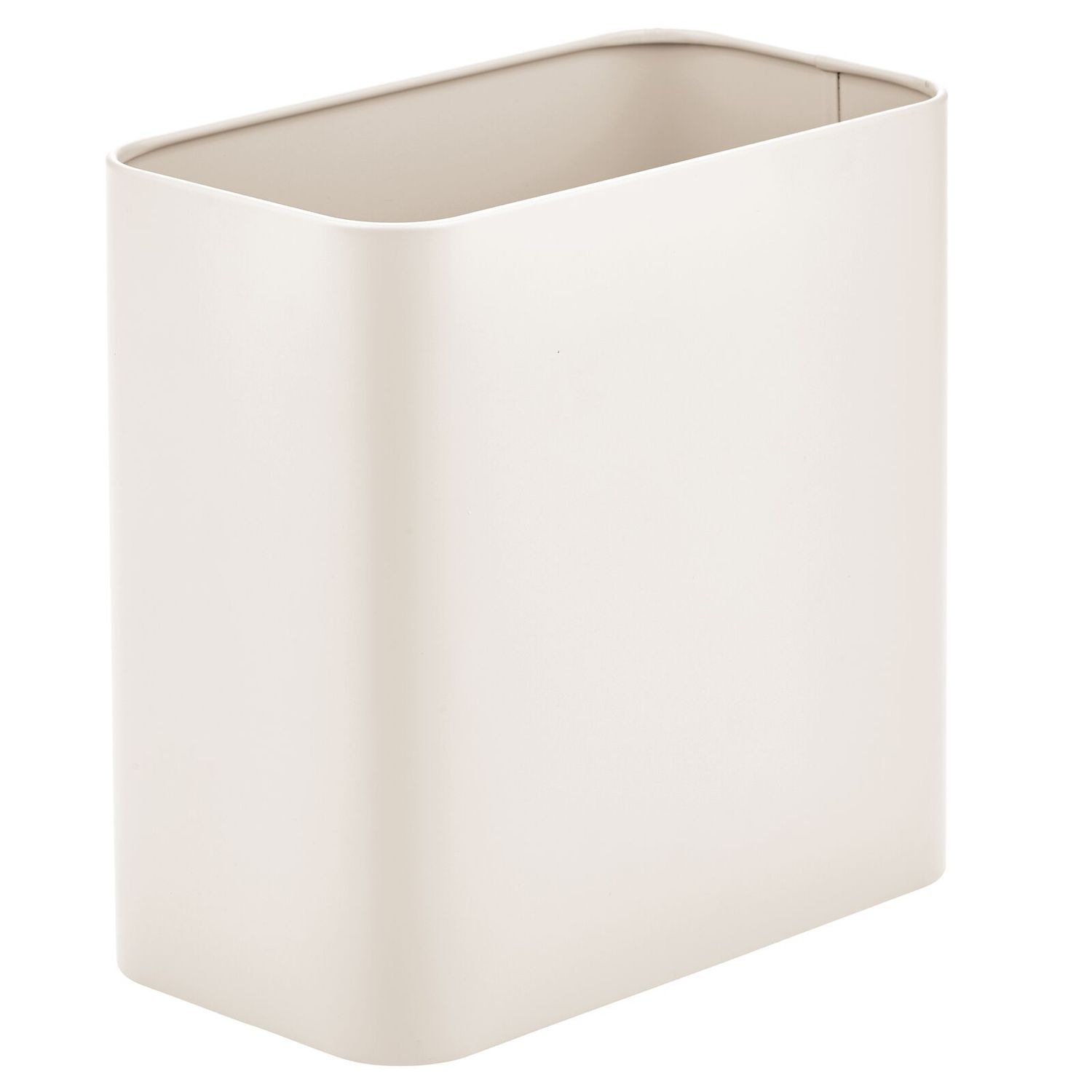 Toothbrush Holder MDesign Small Metal 2.4 Gallon/9 Liter Trash Can ...