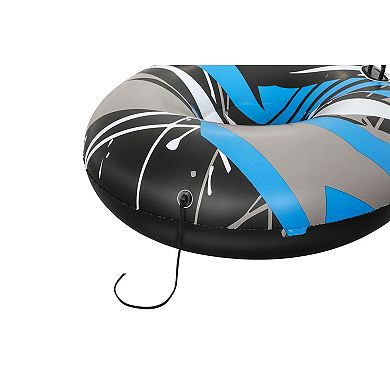H2OGO! 48 Inch Inflatable Icequake Kids Winter Snow Tube Sled for Ages 6 and Up