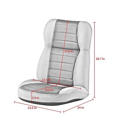 Ishani Recliner/Floor Chair 5 Adjustable Back Positions, 3 Headrest Positions