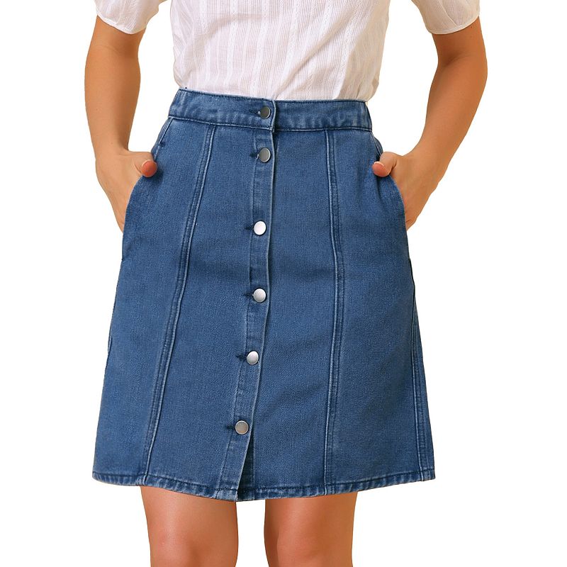 Mid length 2025 denim skirts kohls