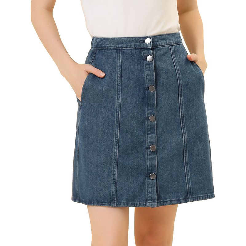 Midi jean skirt clearance kohls