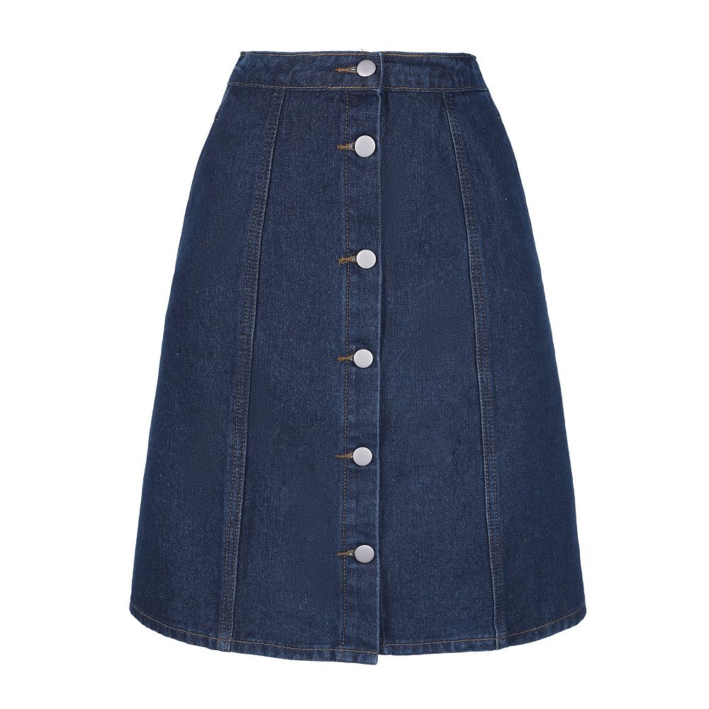Kohls Clearance Denim Skirts At Kohl's Women's Solid Color A