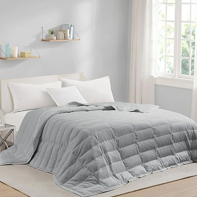 Unikome TENCEL Lyocell Luxury Quilted 75% White Down Lightweight Natural Cooling Blanket