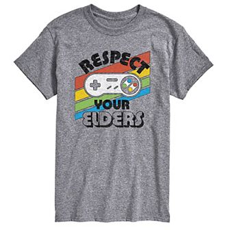 Big & Tall Respect Your Elders Graphic Tee