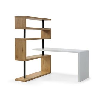 Irelynn Writing Desk Reversible Space Saving Design