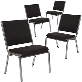 Emma and Oliver 4 pk 1000 lb. Rated Antimicrobial Bariatric medical Reception Chair