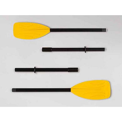 Intex Set of 48" Paddles Plastic Ribbed French Oars for Inflatable Boat (Pair)