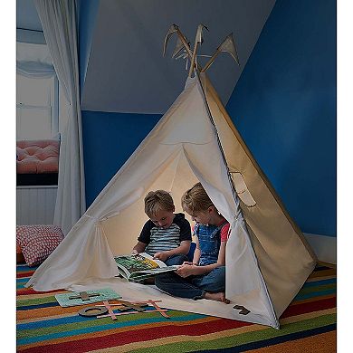 HearthSong - 4' Light-Up Fabric Play Tent with Sewn-in Floor