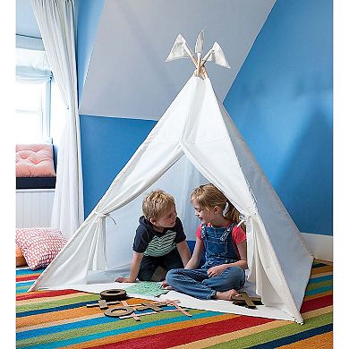 HearthSong - 4' Light-Up Fabric Play Tent with Sewn-in Floor