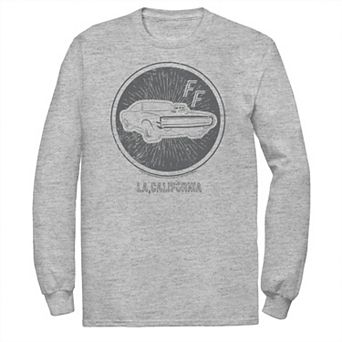 Big & Tall Fast And Furious Sports Car Badge Long Sleeve Tee