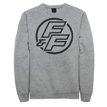 Big & Tall Fast & Furious Bold Line Hollow Logo Fleece Sweatshirt