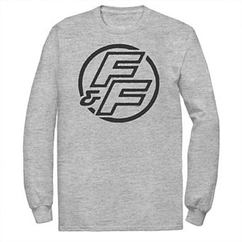 Big & Tall Fast & Furious Bold Line Hollow Logo Long Sleeve Tee