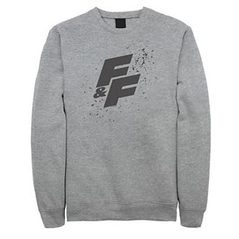 Big & Tall Fast & Furious Paint Splatter Bold Logo Fleece Sweatshirt