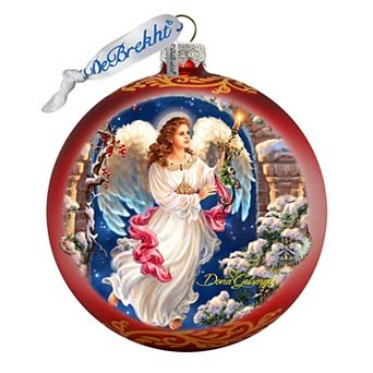 G.Debrekht Angel in the Arch Glass Ornament by D. Gelsinger DecorNativity Holiday Decor - 71114-1322