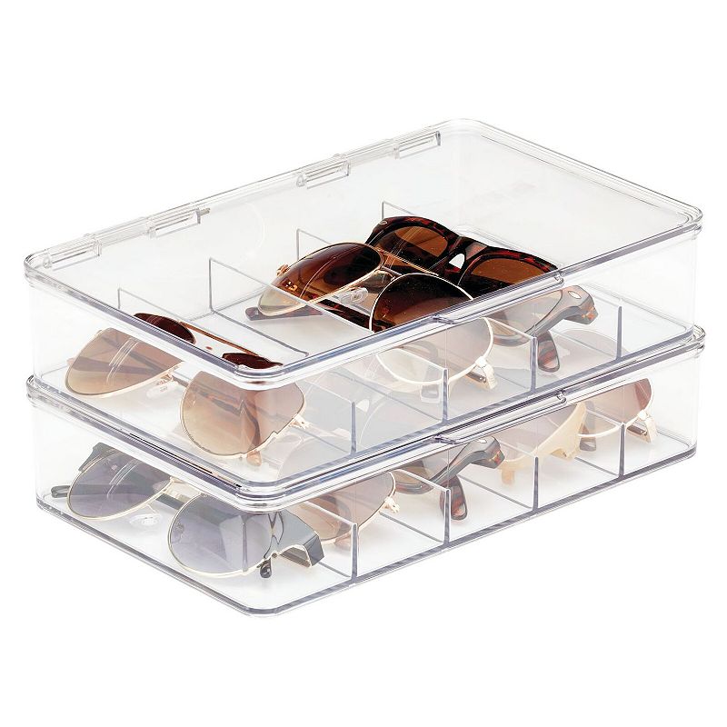 Zodaca Small Glass Jewelry Box For Keepsakes, Jewelry Organizer