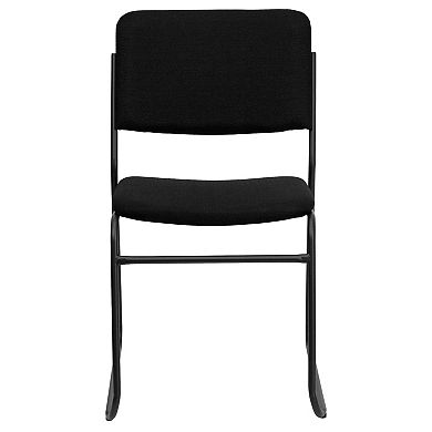 Emma and Oliver 5 Pack 500 lb. Capacity High Density Stacking Chair with Sled Base