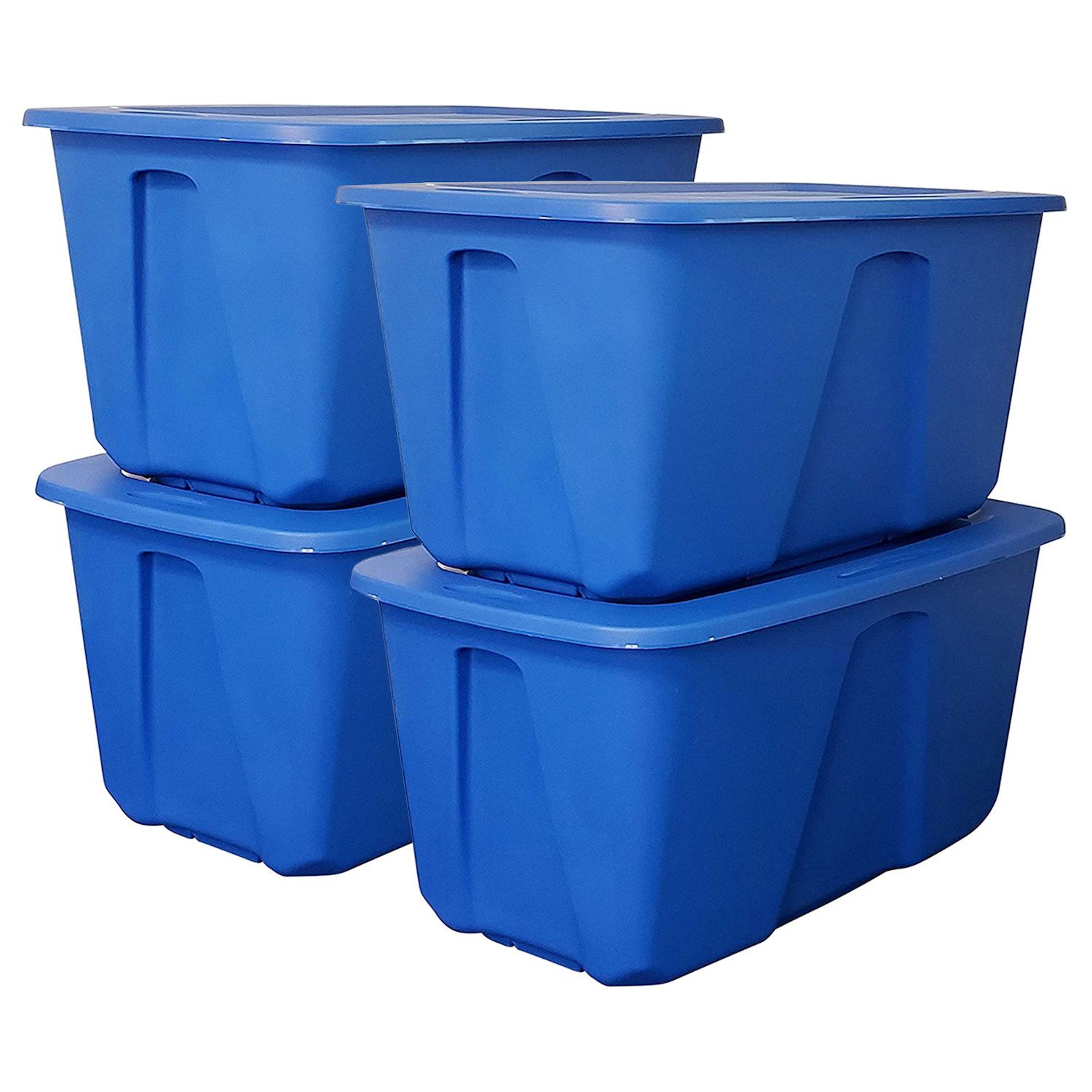 Homz 112 Qt Multipurpose Stackable Storage Bin with Latching Lid