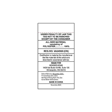 Down Alternative Body Pillow Insert