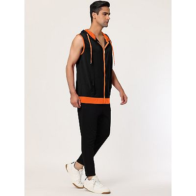 ☆新品☆ 8yards Men’s BIG HOODIE VEST Thatrich Mens Hoodie Puffer Vest Sleeveless Lightweight