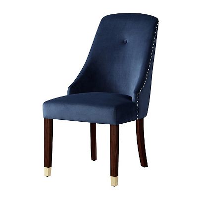 Lloyd Dining Chair Gold Metal Tip Leg