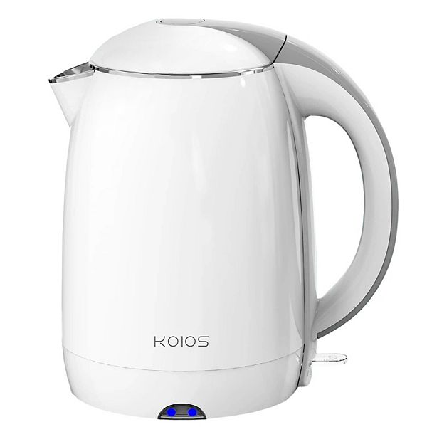KOIOS GBP1821A DoubleLayer Electric Water Kettle, White