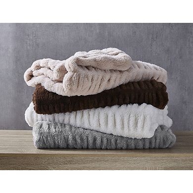 Boaz Knit Throw Silky Ruched