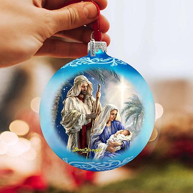 G.Debrekht Holy Night Glass Ornament by D. Gelsinger DecorNativity Holiday Decor - 71152-1618