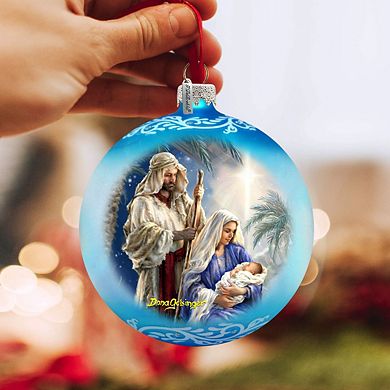 G.Debrekht Holy Night Glass Ornament by D. Gelsinger DecorNativity Holiday Decor - 71152-1618