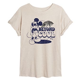 Disney's Mickey Mouse Juniors' Beyond Cool Oversized Tee