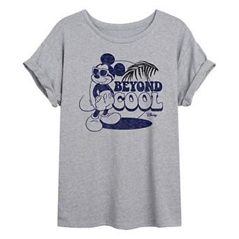 Disney's Mickey Mouse Juniors' Beyond Cool Oversized Tee