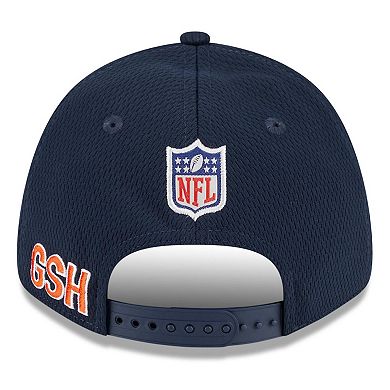 Men's New Era Navy Chicago Bears 2023 NFL Training Camp Primary Logo 9FORTY Adjustable Hat