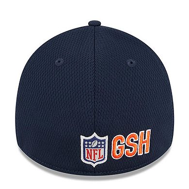 Men's New Era Navy Chicago Bears 2023 NFL Training Camp Primary Logo 39THIRTY Flex Fit Hat