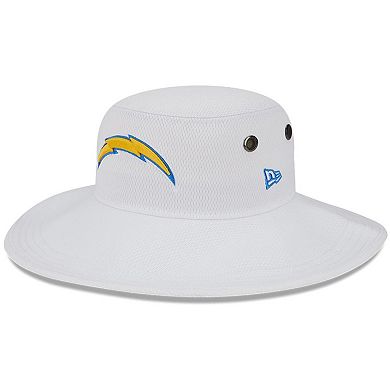 Men's New Era White Los Angeles Chargers 2023 NFL Training Camp Panama Bucket Hat